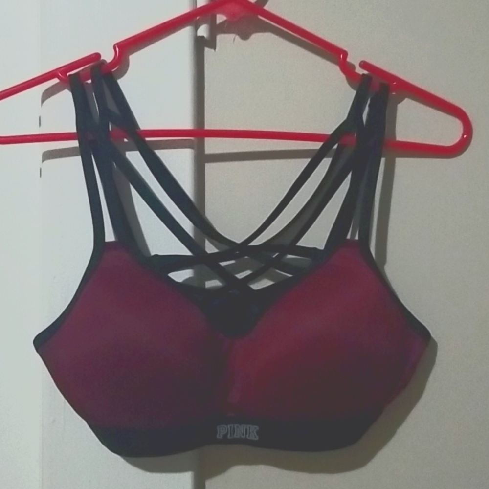 Pink Ultimate Push up Sports Bra